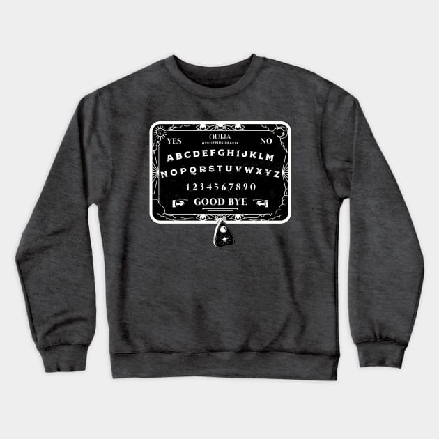 OUIJA - Mystifying Oracle with Planchette Crewneck Sweatshirt by TJWDraws